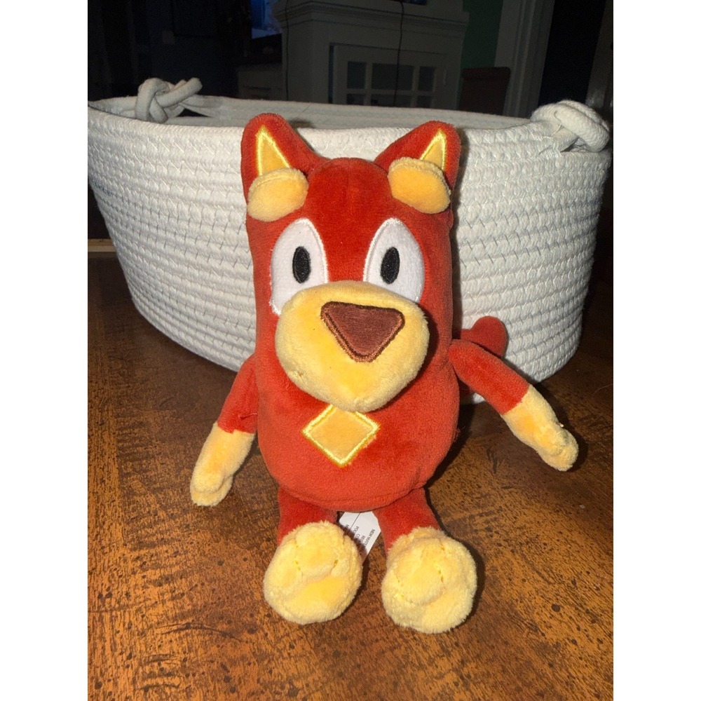 Bluey & Friends RUSTY Puppy Dog Plush 8" Stuffed Animal Moose Toys Red Kelpie